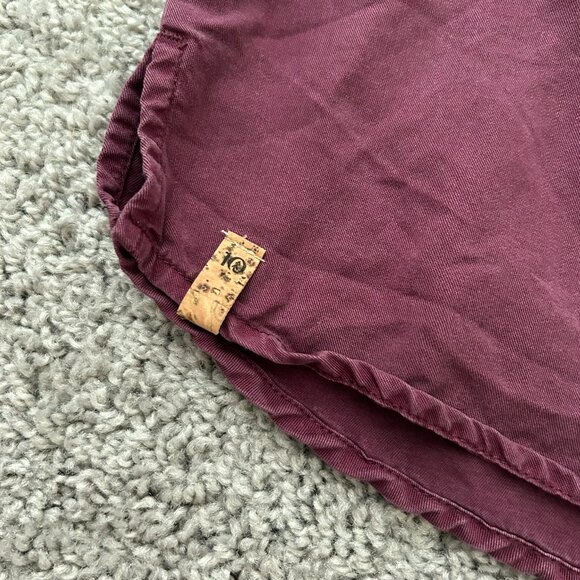 Tentree Large Purple Tank Top Tie Back Tencel Lyocell - Picture 4 of 5